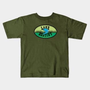Vintage Fishing Hole Kids T-Shirt